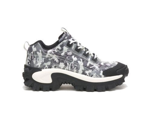 Black Camo Caterpillar Intruder Men's Casual Shoes | FWGQU-0487