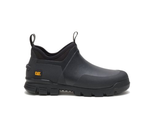 Black Caterpillar Stormers Men's Rubber Boots | MQTPH-7420