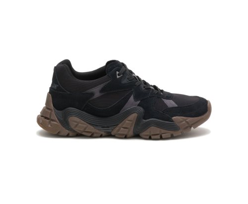 Black Caterpillar Vapor Women's Sneakers | WJVAO-7532