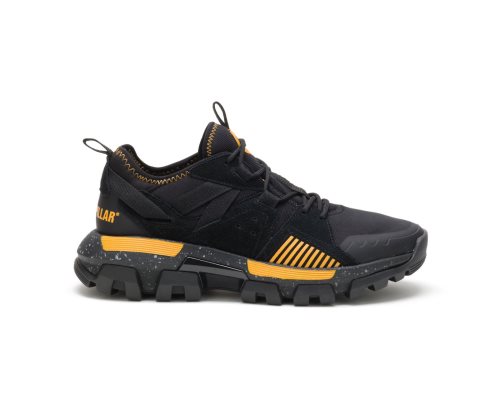 Black/Yellow Caterpillar Raider Sport Women's Sneakers | JDVXR-2591