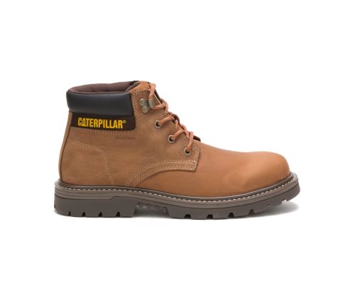 Brown Caterpillar Outbase Waterproof Men's Work Boots | HWTGX-3415