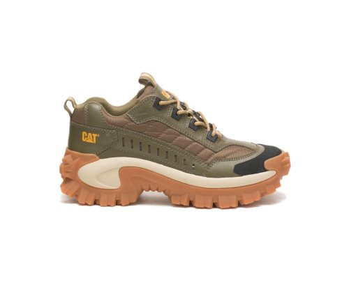 Dark Olive/Brown Caterpillar Intruder Women's Casual Shoes | CMVXG-5094