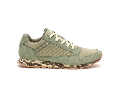 Deep Green Caterpillar CODE Ventura Men's Sneakers | CBMYU-2390