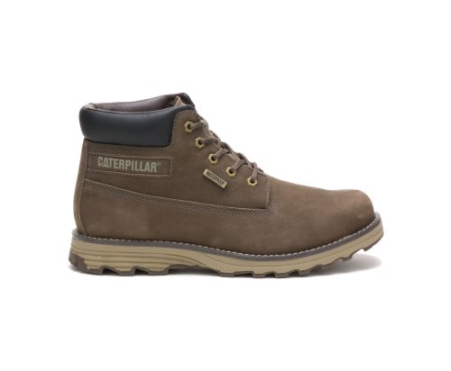 Grey Caterpillar Founder Waterproof Thinsulate™ Men's Waterproof Boots | PISVD-9038