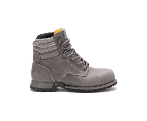 Grey Caterpillar Paisley 6" Steel Toe Women's Work Boots | IUSZD-9021