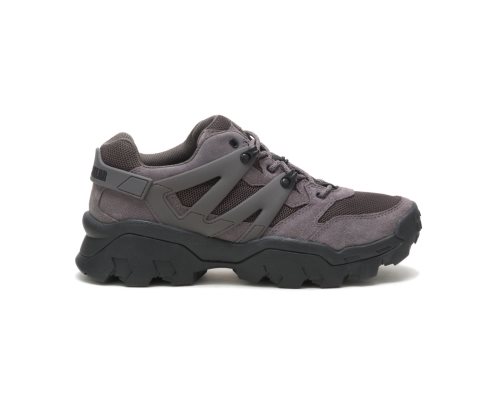 Grey Caterpillar Reactor Men's Sneakers | GFKYA-4368