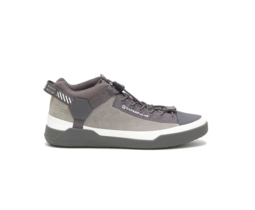 Grey/Dark Grey Caterpillar CODE Hex Utility Women's Sneakers | RCIQX-3907