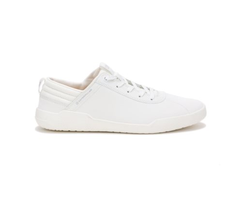 White Caterpillar CODE Hex Men's Sneakers | YEFJP-5168