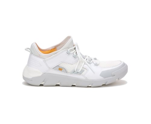 White Caterpillar Crail Men's Sneakers | VRUWI-5421